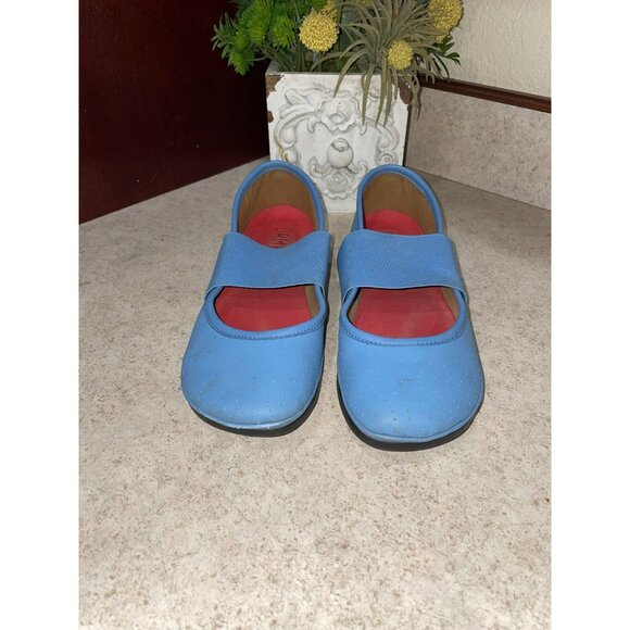 Camper Nina Right Womens Blue Ballet Flats With Elastic Strap Size 36 Comfortabl - Picture 7 of 7